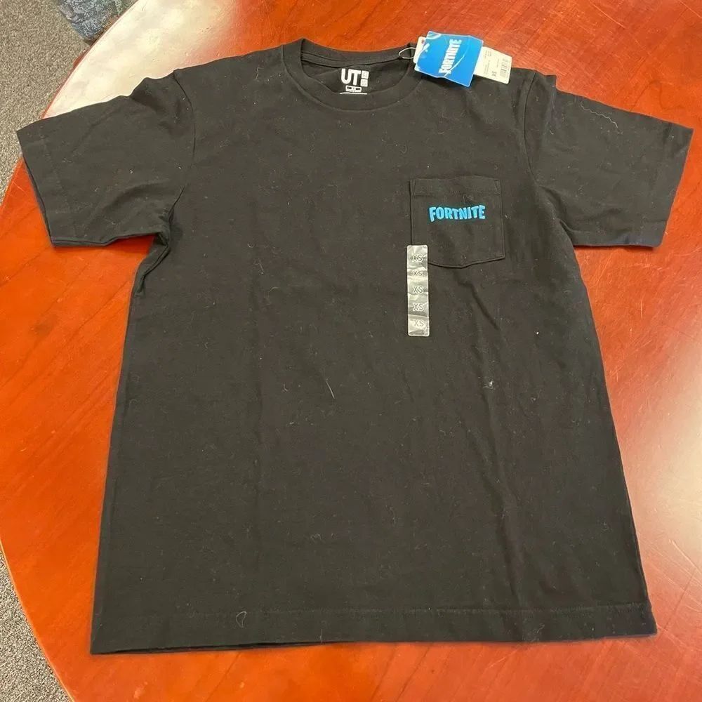 Uniqlo Fortnite Slurp Juice Pocket T-Shirt sz XS NWT